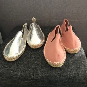 NWOT- Two Pairs of Espadrilles